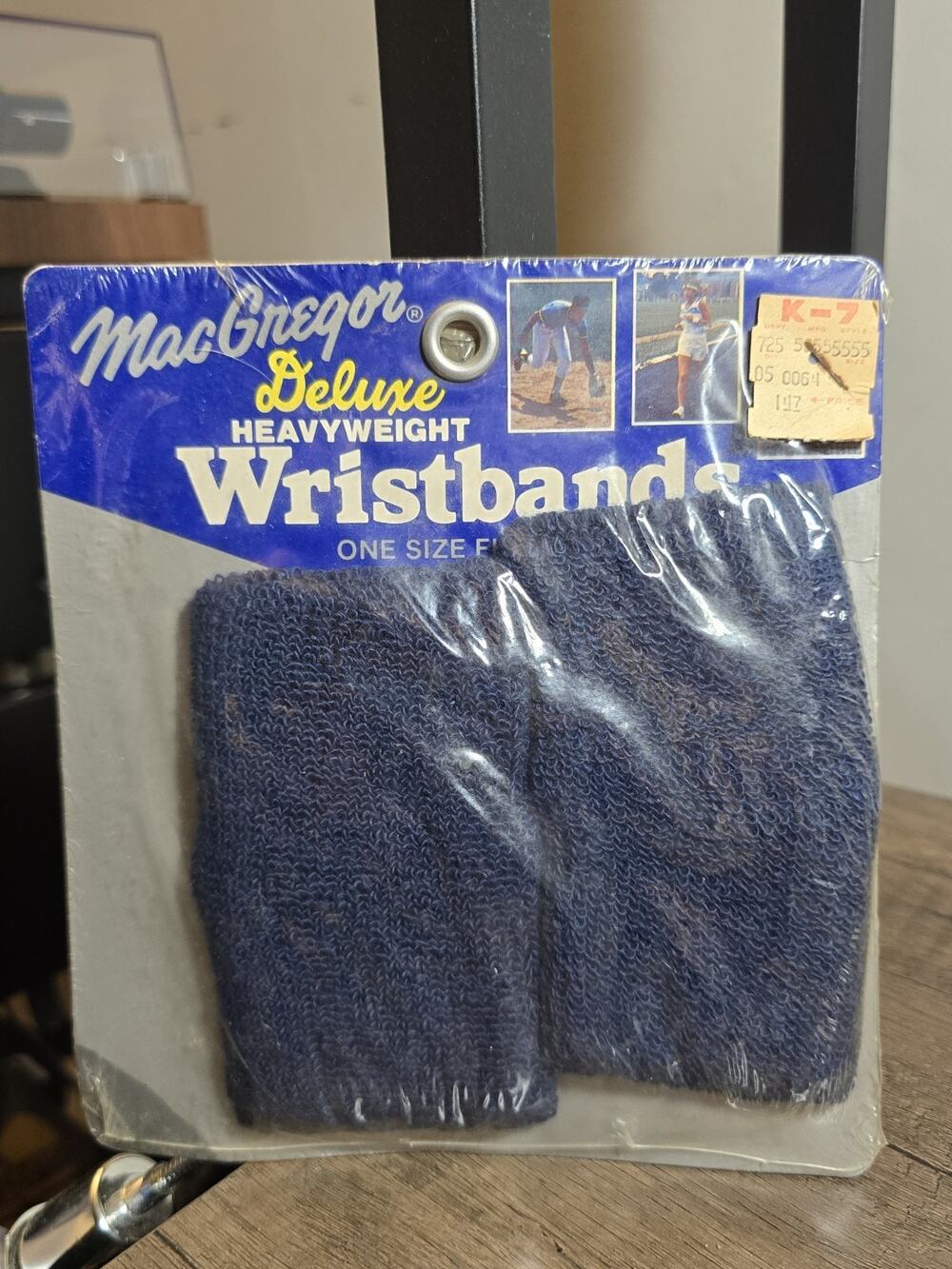 Vintage MacGregor Deluxe Terrycloth Blue Wristband Set NOS